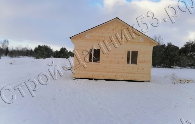 4 Каркасно щитовые дома 6Х6, 36 М², Ленинградская область, Вол (11)